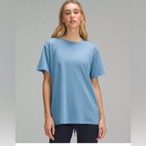 lululemon athletica Blue Short Sleeve Tee